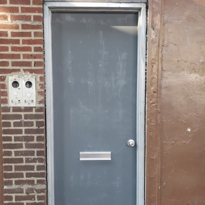 Hollow Metal Door with Mail Slot